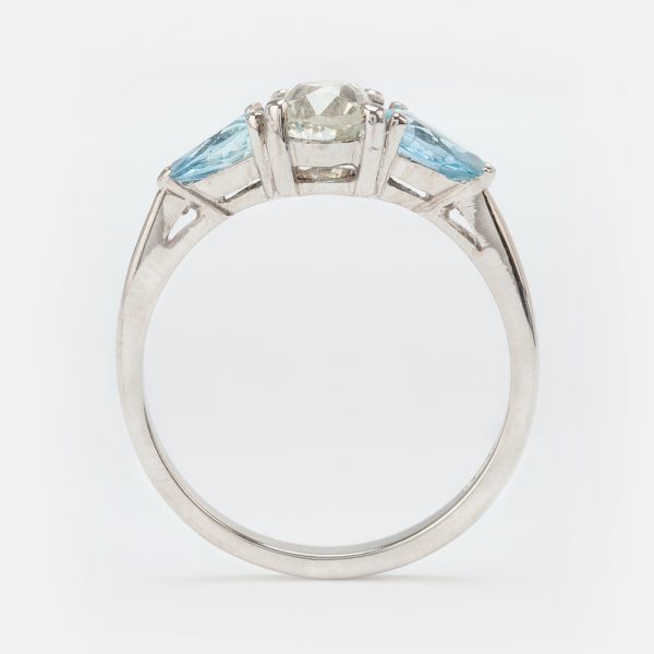 Fine Jewels of Harrogate Dia Aqua 3st Ring