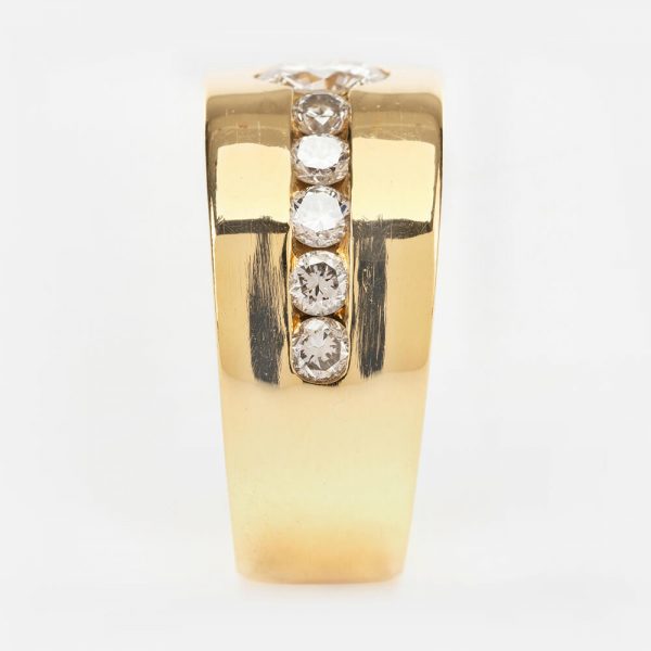 Fine Jewels of Harrogate Modern 0.75 Carat Diamond Dress Ring Circa 1980's