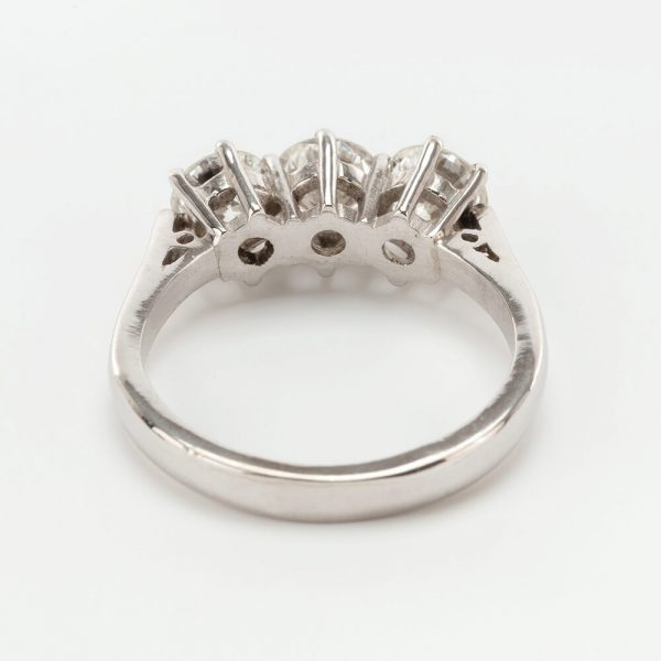 Fine Jewels of Harrogate Contemporary 1.25 Carat Diamond Three Stone Trilogy Engagement Ring