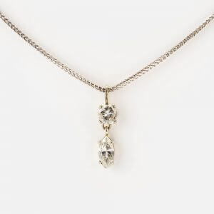 Fine Jewels of Harrogate Modern 0.65 Carat Diamond Pendant and Chain