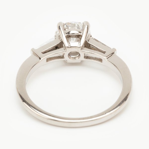 Fine Jewels of Harrogate Vintage D Colour 1.01 carat Diamond Solitaire Engagement Ring Circa 1960's